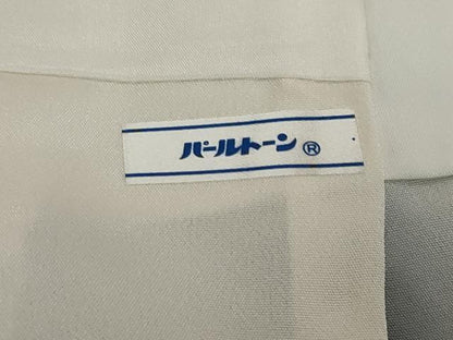 平和屋着物●上質な小紋　絞り　枝葉文　金彩　正絹　逸品　DABI2967ud