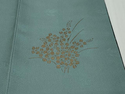 平和屋着物●訪問着　刺繍　草花文　暈し染め　金彩　正絹　逸品　DABI2970ud
