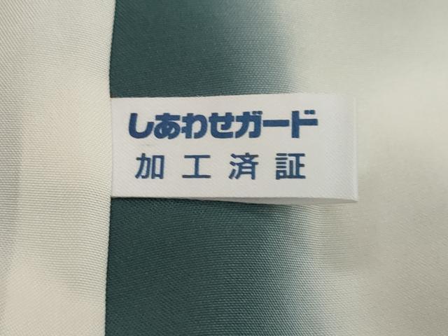 平和屋着物●京の名門　じゅらく謹製　訪問着　紬地　漢方草木染　霞文　正絹　逸品　DABI2972ud