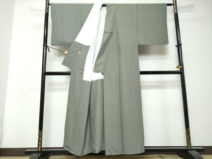 平和屋着物●江戸小紋　鮫小紋柄　正絹　逸品　DABI2995ud