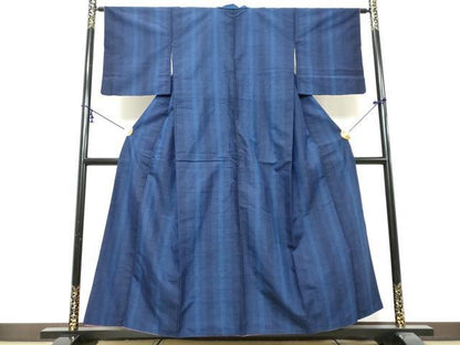 平和屋着物●上質な紬　間道　正絹　逸品　DABI2999ud
