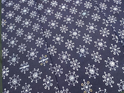 平和屋着物∴夏物　浴衣　雪華文　綿　逸品　DABI3027cd