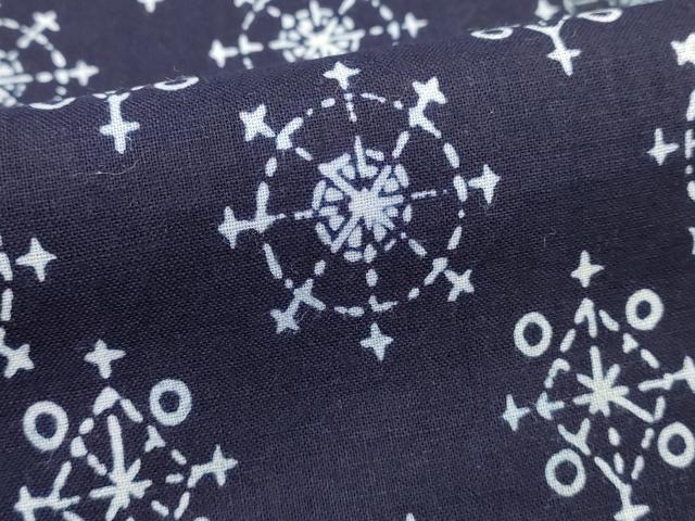 平和屋着物∴夏物　浴衣　雪華文　綿　逸品　DABI3027cd