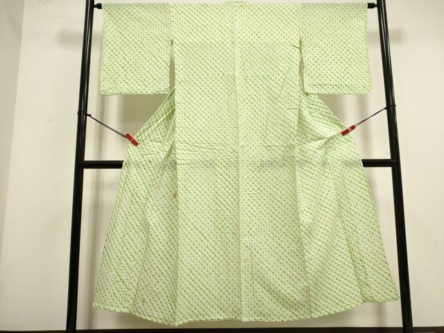 平和屋着物∴夏物　浴衣　有松鳴海絞り　蜘蛛絞り　綿　逸品　DABI3041cd