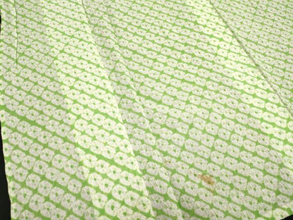 平和屋着物∴夏物　浴衣　有松鳴海絞り　蜘蛛絞り　綿　逸品　DABI3041cd