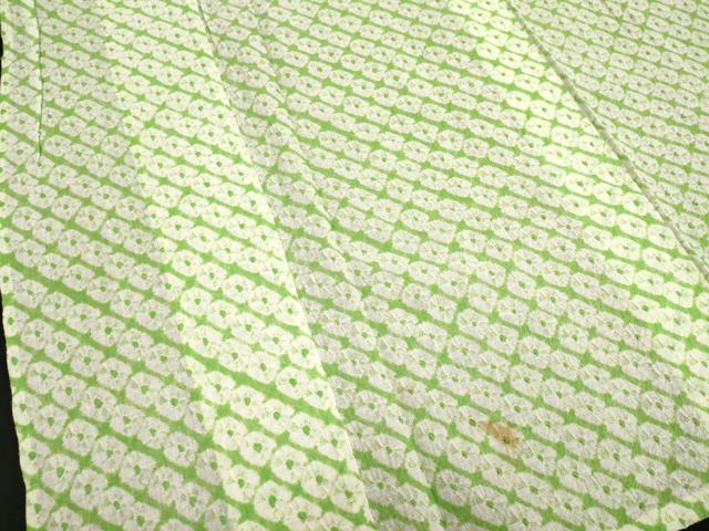 平和屋着物∴夏物　浴衣　有松鳴海絞り　蜘蛛絞り　綿　逸品　DABI3041cd