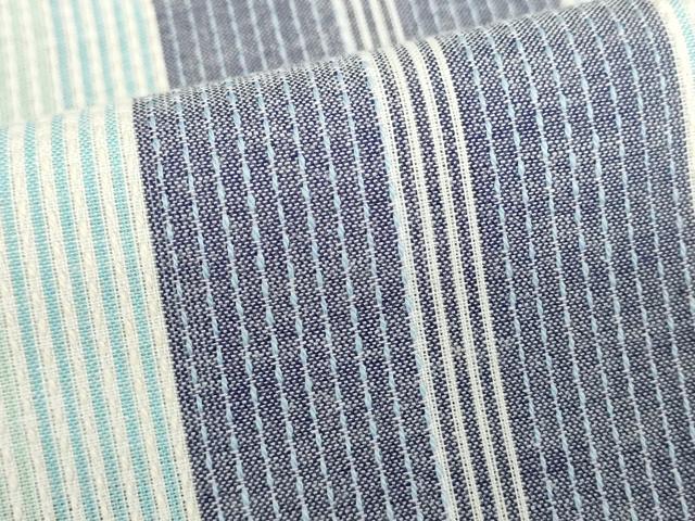 平和屋着物∴夏物　浴衣　間道　綿　逸品　DABI3150cd