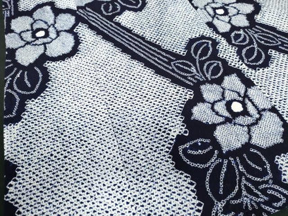 平和屋着物∴夏物　浴衣　有松鳴海絞り　枝花文　綿　逸品　DABI3186cd