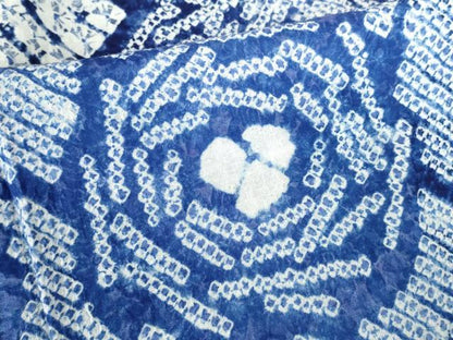 平和屋着物∴夏物　浴衣　有松鳴海絞り　薔薇　バラ　綿　逸品　DABI3241cd