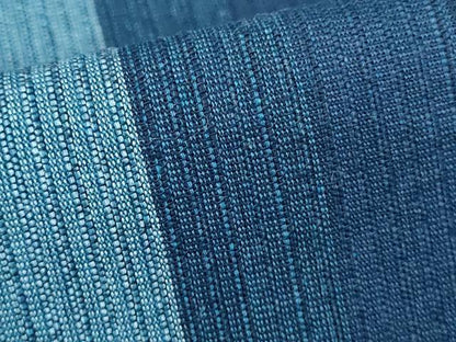 平和屋着物∴夏物　阿波しじら織　浴衣　間道　綿　逸品　DABI3244qa