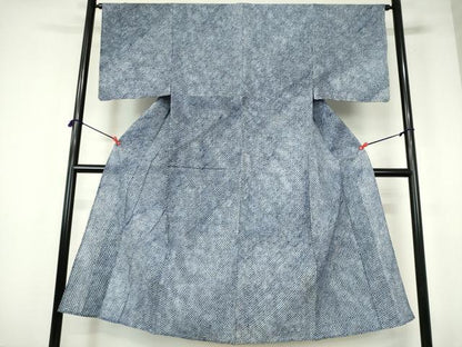 平和屋着物∴夏物　男性　浴衣　有松鳴海絞り　三浦絞り　綿　逸品　DABI3313cd