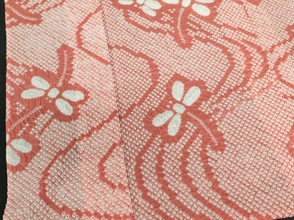 平和屋着物∴夏物　浴衣　有松鳴海絞り　トンボ　綿　逸品　DABI3321cd