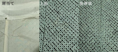 平和屋着物∴夏物　浴衣　有松鳴海絞り　蜘蛛絞り　綿　逸品　DABI3323cd