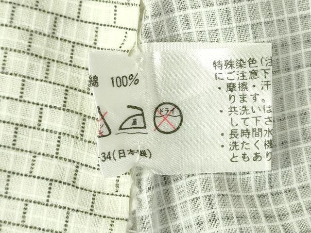 平和屋着物∴夏物　男性　綿紅梅　浴衣　横段文　綿　逸品　DABI3334cd