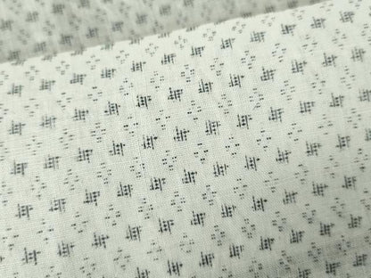 平和屋着物∴夏物　男性　小紋・浴衣兼用　絣文様　綿麻　逸品　DABI3337cd