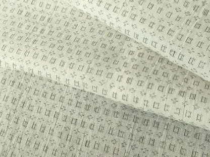 平和屋着物∴夏物　男性　上布　浴衣　抽象文　麻　逸品　DABI3354cd