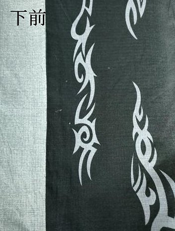 平和屋着物∴夏物　男性　綿紅梅　浴衣　流水文　綿　逸品　DABI3355cd