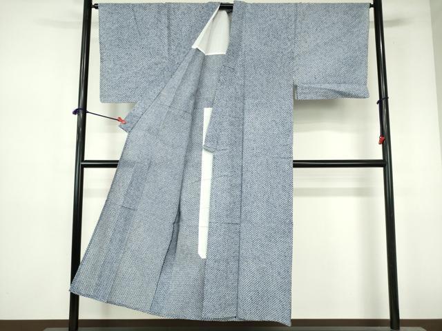 平和屋着物∴夏物　男性　浴衣　有松鳴海絞り　三浦絞り　綿　逸品　未使用　DABI3359cd