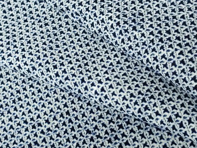 平和屋着物∴夏物　男性　浴衣　有松鳴海絞り　三浦絞り　綿　逸品　未使用　DABI3359cd
