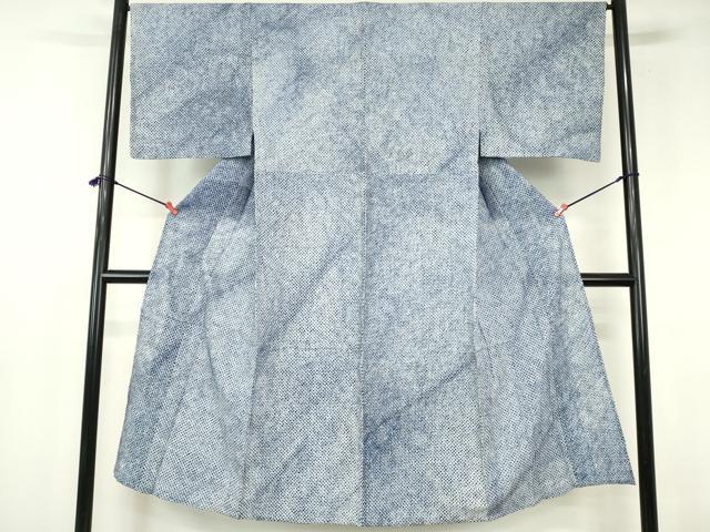 平和屋着物∴夏物　男性　浴衣　有松鳴海絞り　三浦絞り　綿　逸品　DABI3372cd