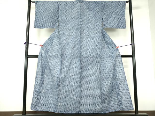 平和屋着物∴夏物　浴衣　有松鳴海絞り　三浦絞り　綿　逸品　DABI3374cd
