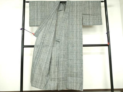 平和屋着物∴夏物　男性　浴衣　格子　綿　逸品　DABI3382cd