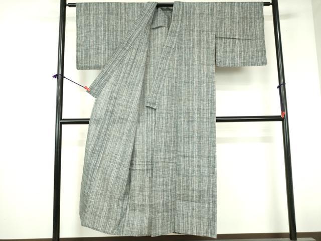 平和屋着物∴夏物　男性　浴衣　格子　綿　逸品　DABI3382cd
