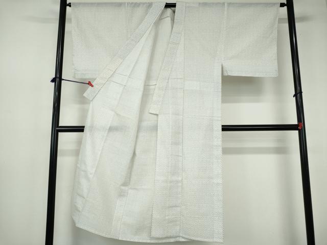 平和屋着物∴夏物　男性　小紋・浴衣兼用　絣文様　DABI3384cd