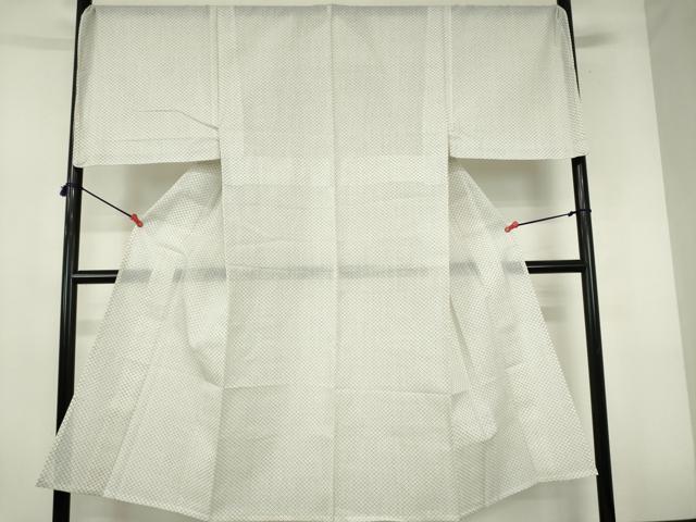 平和屋着物∴夏物　男性　小紋・浴衣兼用　菱文　キングサイズ　未使用　DABI3385cd