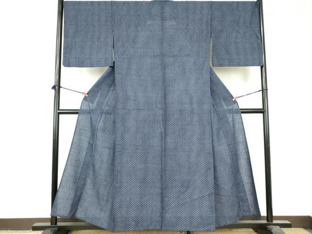 平和屋着物∴夏物　男性　浴衣　抽象文　綿　逸品　DABI3387cd