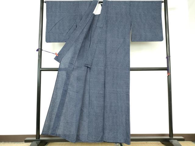 平和屋着物∴夏物　男性　浴衣　抽象文　綿　逸品　DABI3387cd