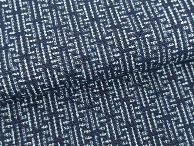 平和屋着物∴夏物　男性　浴衣　抽象文　綿　逸品　DABI3387cd