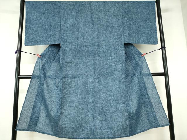 平和屋着物∴夏物　男性　小紋・浴衣兼用　霞文　未使用　DABI3393cd