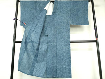 平和屋着物∴夏物　男性　小紋・浴衣兼用　霞文　未使用　DABI3393cd