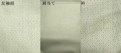 平和屋着物∴夏物　男性　小紋・浴衣兼用　亀甲柄　DABI3395cd