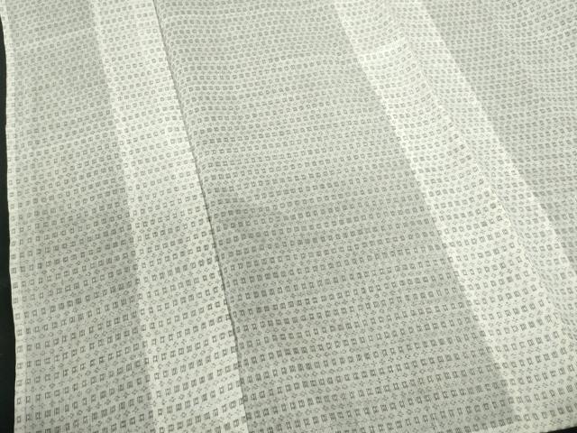 平和屋着物∴夏物　男性　上布　浴衣　絣文　麻　逸品　DABI3397cd