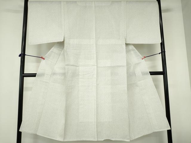 平和屋着物∴夏物　男性　小紋・浴衣兼用　絣文様　綿麻　逸品　未使用　DABI3399cd