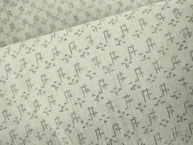 平和屋着物∴夏物　男性　小紋・浴衣兼用　絣文様　綿麻　逸品　未使用　DABI3399cd