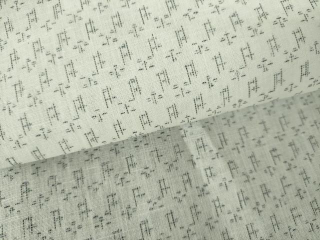 平和屋着物∴夏物　男性　小紋・浴衣兼用　絣文様　綿麻　逸品　未使用　DABI3399cd