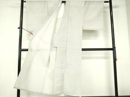 平和屋着物∴夏物　男性　小紋・浴衣兼用　絣文様　綿麻　逸品　DABI3400cd