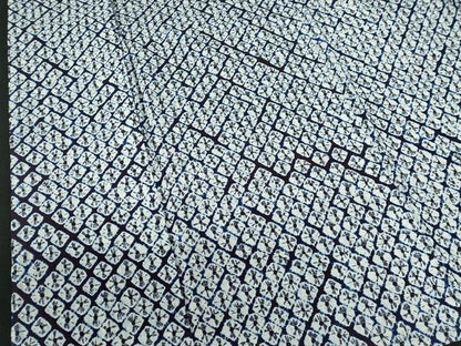 平和屋着物∴夏物　男性　浴衣　有松鳴海絞り　蜘蛛絞り　綿　逸品　DABI3401cd