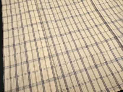 平和屋着物∴夏物　阿波しじら織　浴衣　格子　綿　逸品　DABI3415cd