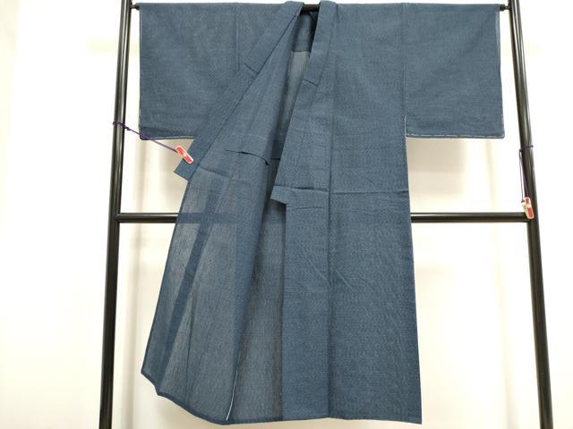 平和屋着物∴夏物　男性　浴衣　横段文　綿　逸品　未使用　DABI3433cd