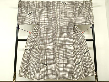 平和屋着物∴夏物　男性　浴衣　tsumori chisato　注染　コウモリ　キングサイズ　日本製　綿　逸品　DABI3469cd