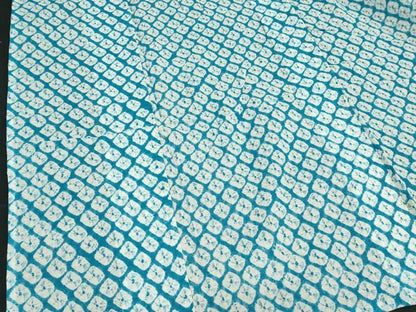 平和屋着物∴夏物　浴衣　有松鳴海絞り　蜘蛛絞り　綿　逸品　DABI3485cd
