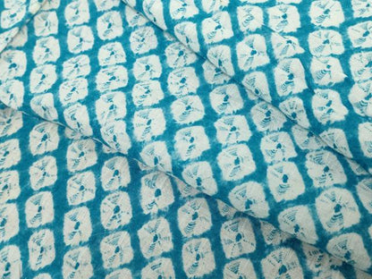 平和屋着物∴夏物　浴衣　有松鳴海絞り　蜘蛛絞り　綿　逸品　DABI3485cd