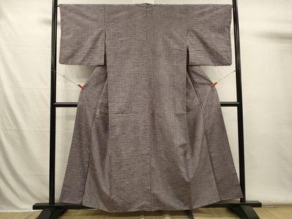 平和屋着物■上質な紬　霞文　正絹　逸品　DABI3524ya
