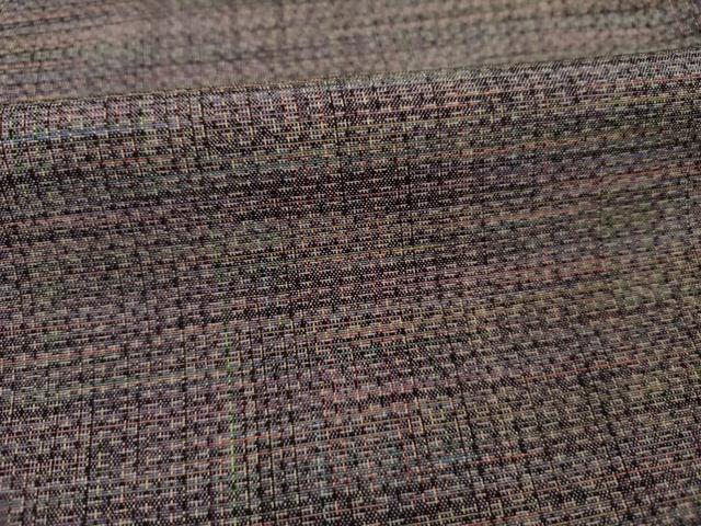 平和屋着物■上質な紬　霞文　正絹　逸品　DABI3524ya