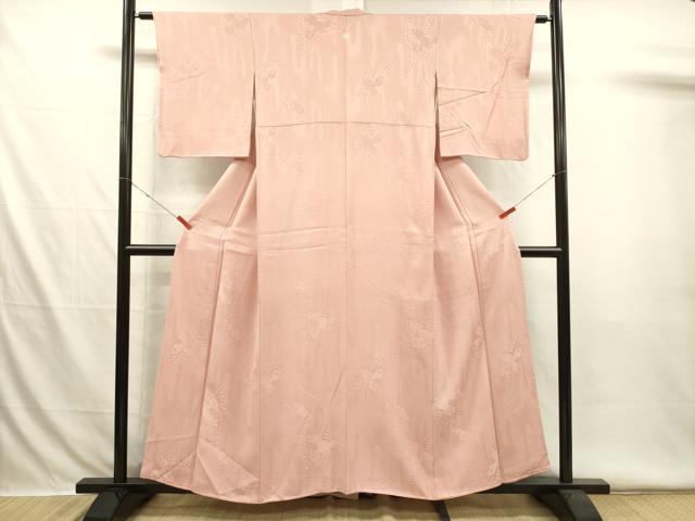 平和屋着物■上質な色無地　辻が花地紋　虹色　正絹　逸品　DABI3531ya