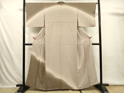 平和屋着物■訪問着　芝草文　暈し染め　正絹　逸品　DABI3535ya